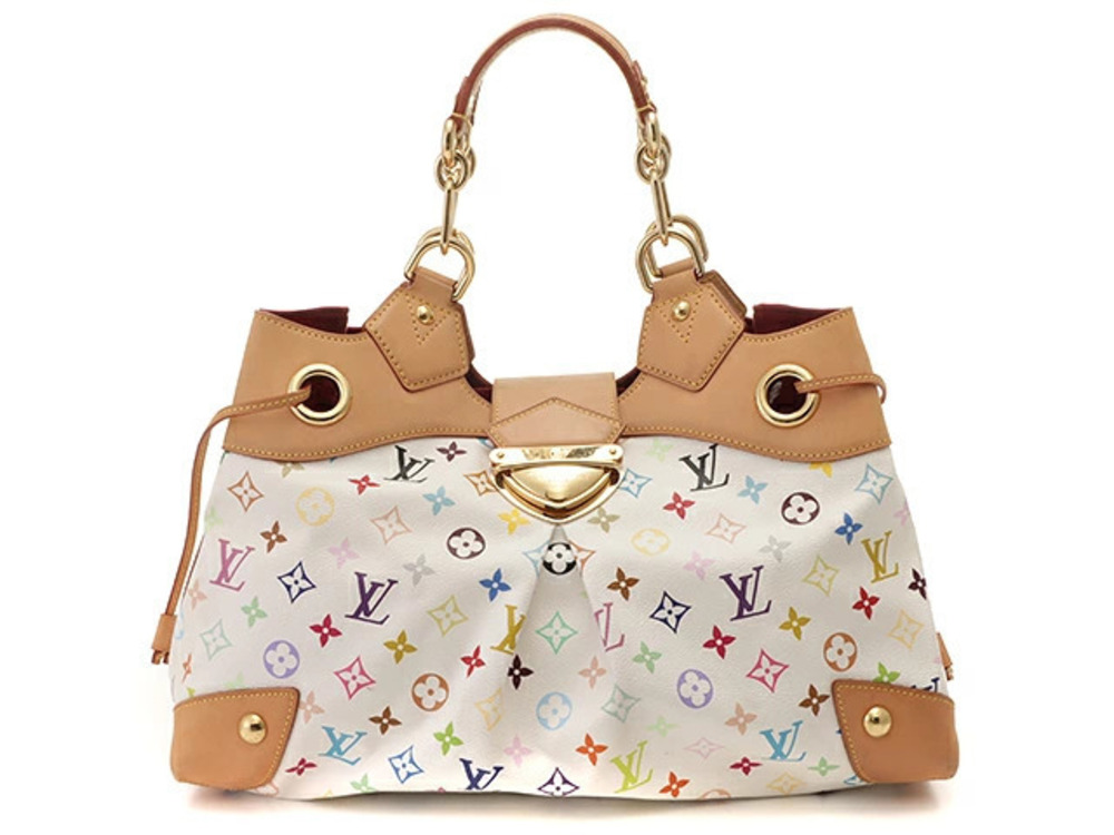 Louis Vuitton Shoulder Bag Monogram Multicolor Ursula Handbag One Blanc White AH